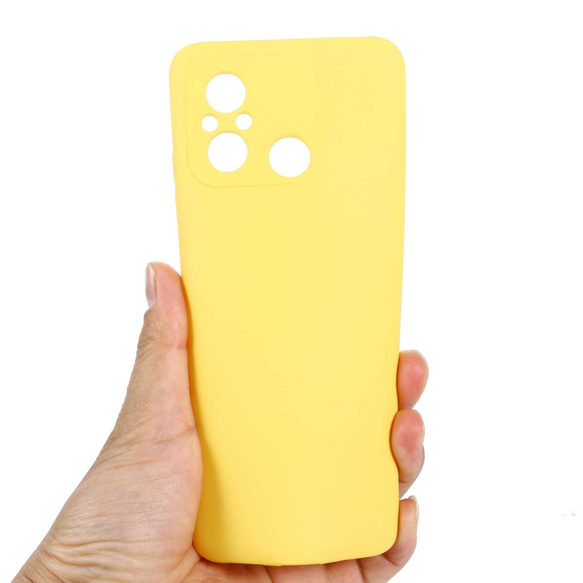 For Xiaomi Redmi 12C / 11A / Poco C55 Pure Color Liquid Silicone Shockproof Phone Case(Green)