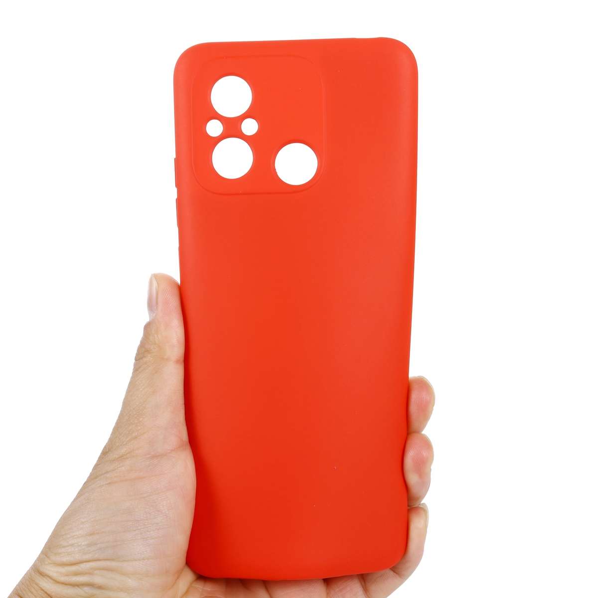 For Xiaomi Redmi 12C / 11A / Poco C55 Pure Color Liquid Silicone Shockproof Phone Case(Green)