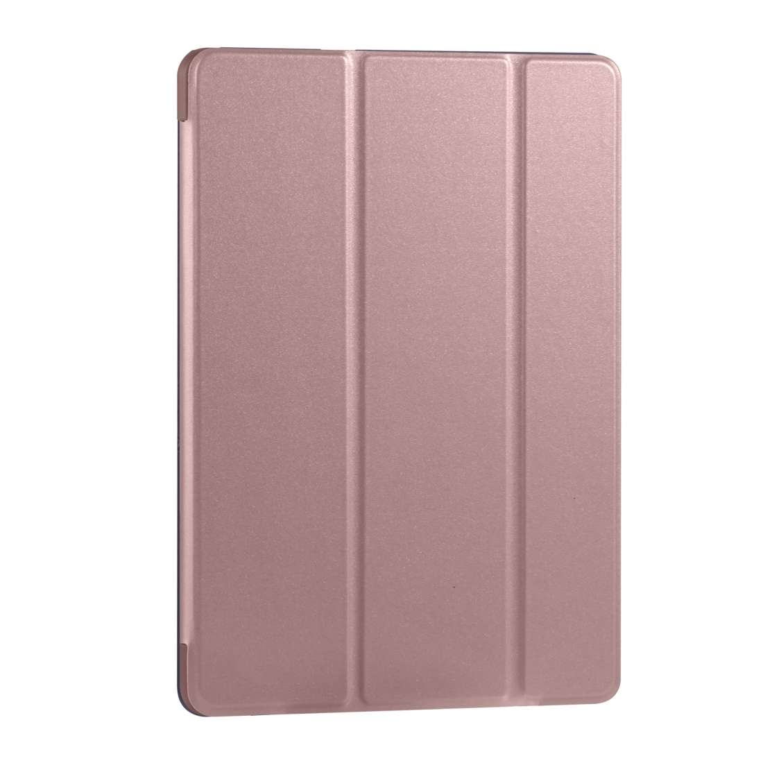 Huawei MediaPad T5 10 inch 3-folding Horizontal Flip PU Leather + Shockproof Honey ... (Rose Gold)