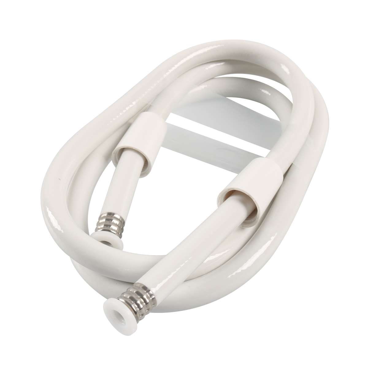 RV 1.5m Flexible Shower Pipe with Spray(White)