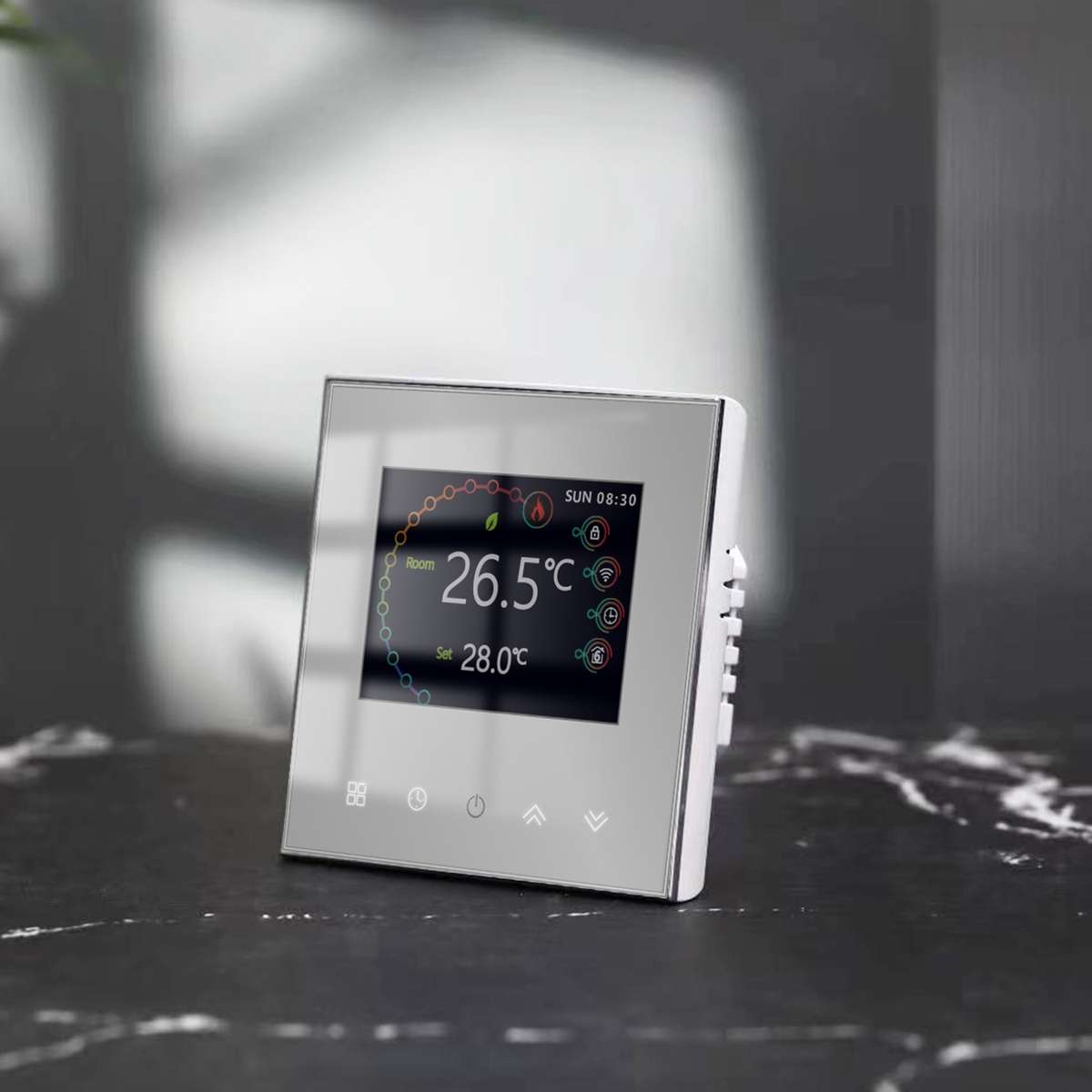 BHT-2002GALM 220V Smart Home Heating Thermostat Water Heating WiFi Thermostat(White)