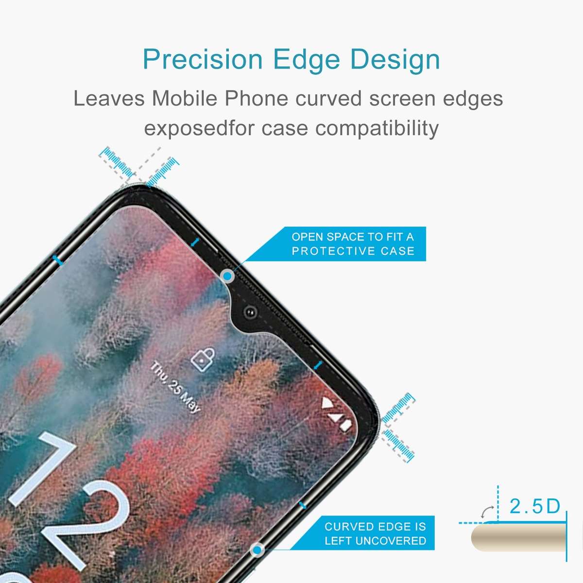 For Nokia C12 10pcs 0.26mm 9H 2.5D Tempered Glass Film