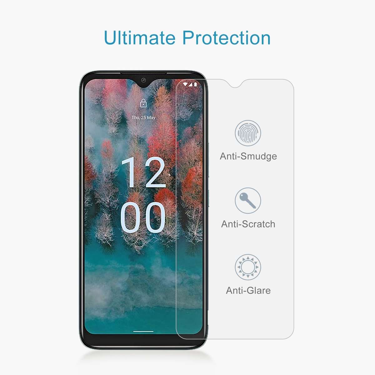 For Nokia C12 10pcs 0.26mm 9H 2.5D Tempered Glass Film