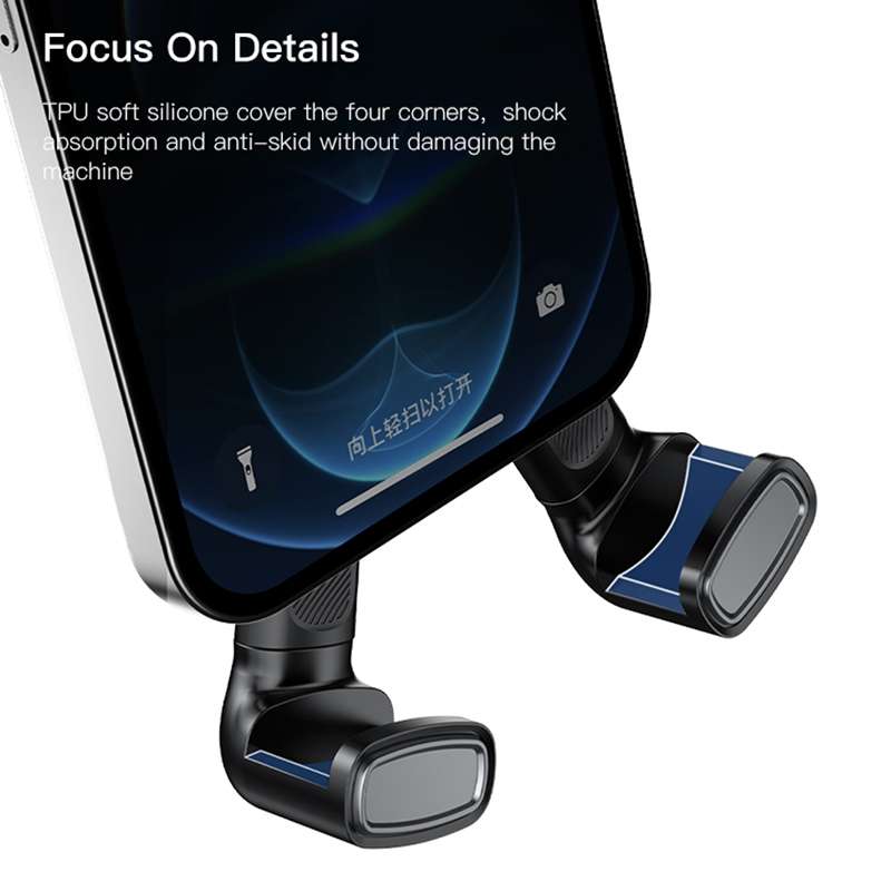 Yesido C191 4-axis Support Bicycle Handle Phone Holder(Black)