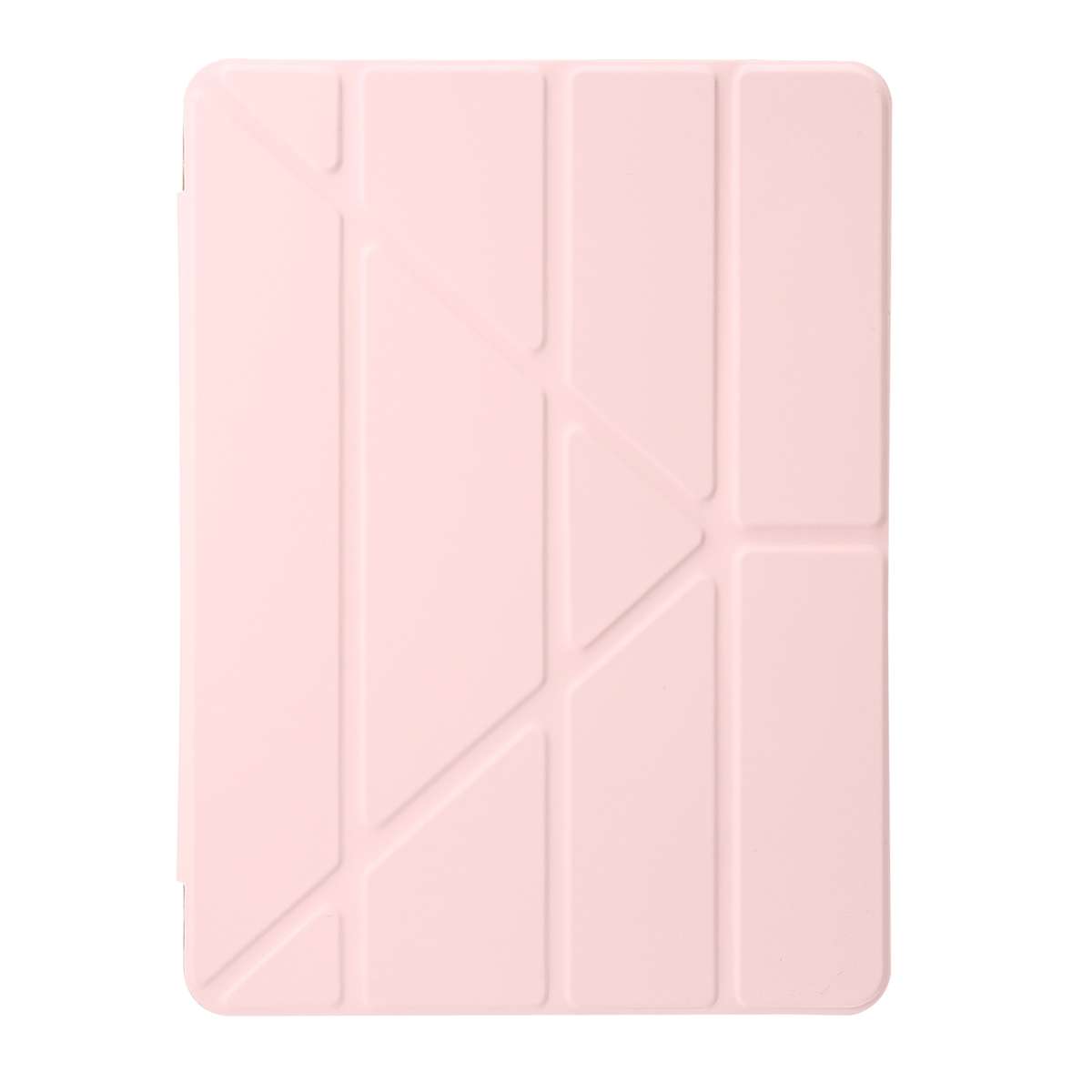 For iPad 10.2 2021 / 2020 / 10.5 Clear Acrylic Deformation Leather Tablet Case(Pink)