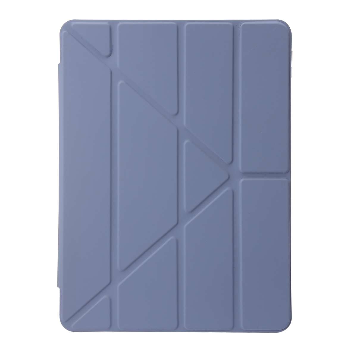 For iPad 10.2 2021 / 2020 / 10.5 Clear Acrylic Deformation Leather Tablet Case(Lavender Purple)