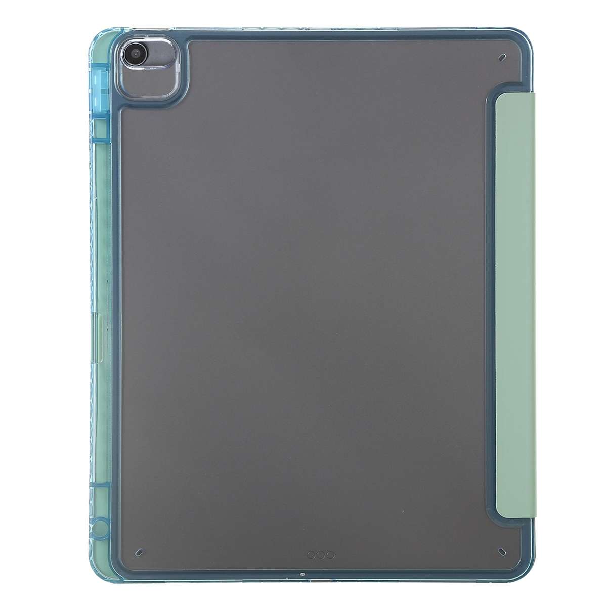 For iPad 10.2 2021 / 2020 / 10.5 Clear Acrylic Deformation Leather Tablet Case(Yellow)