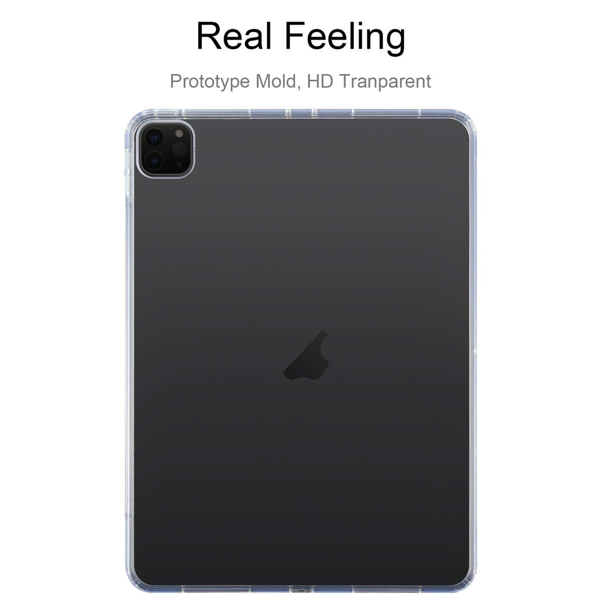 Clear Acrylic Shockproof TPU Tablet Case For iPad Pro 11 2022 / 2021 / 2020(Transparent)