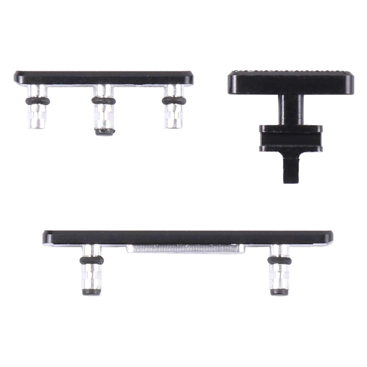 For OnePlus 6 Power Button + Volume Control Button(Jet Black)