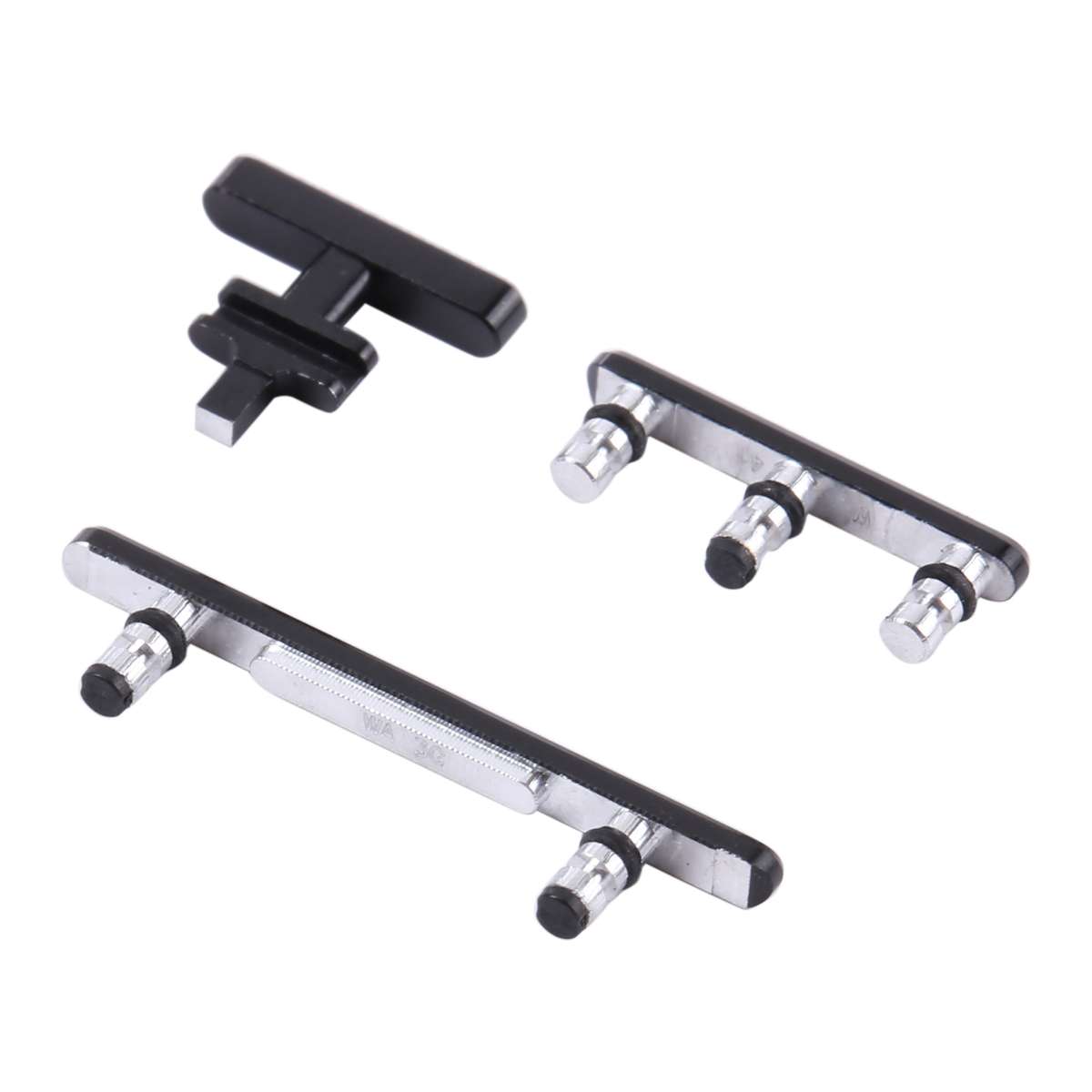 For OnePlus 6 Power Button + Volume Control Button(Jet Black)