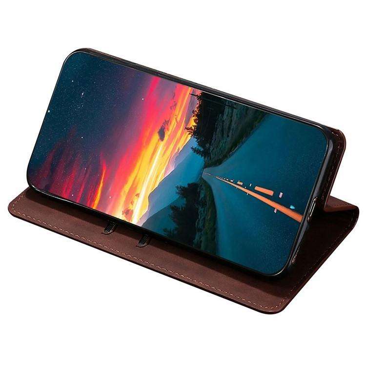 For Huawei nova 15 Ultra Skin Feel Magnetic Leather Phone Case(Dark Brown)