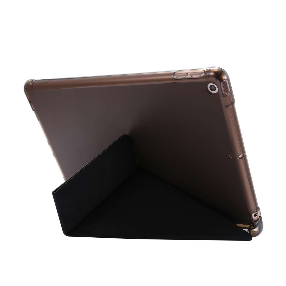 For iPad 10.2 2021 / 2020 / 2019 Airbag Deformation Horizontal Flip Leather Case with ... (Black)