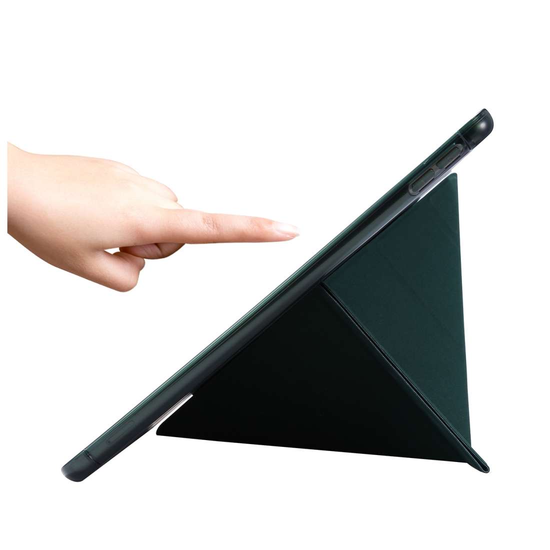 For iPad 10.2 2021 / 2020 / 2019 Airbag Deformation Horizontal Flip Leather Case with ... (Black)