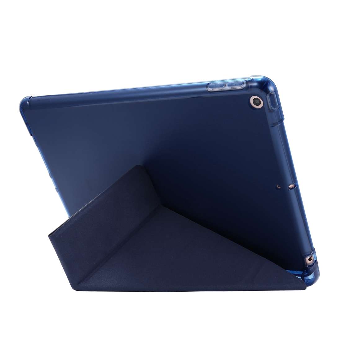 For iPad 10.2 2021 / 2020 / 2019 Airbag Deformation Horizontal Flip Leather Case w ... (Dark Blue)