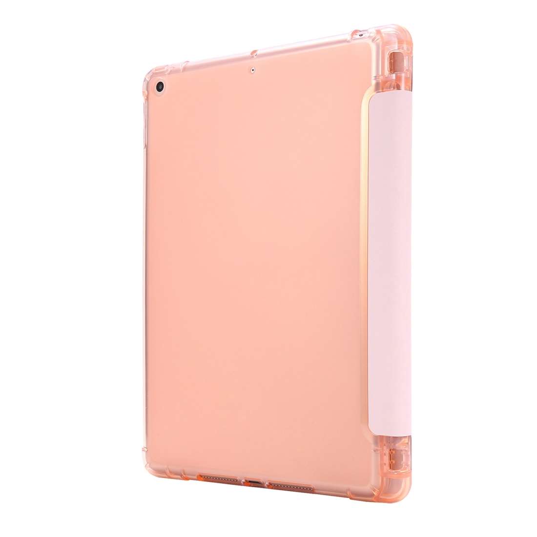 For iPad 10.2 2021 / 2020 / 2019 Airbag Deformation Horizontal Flip Leather Case with H ... (Pink)