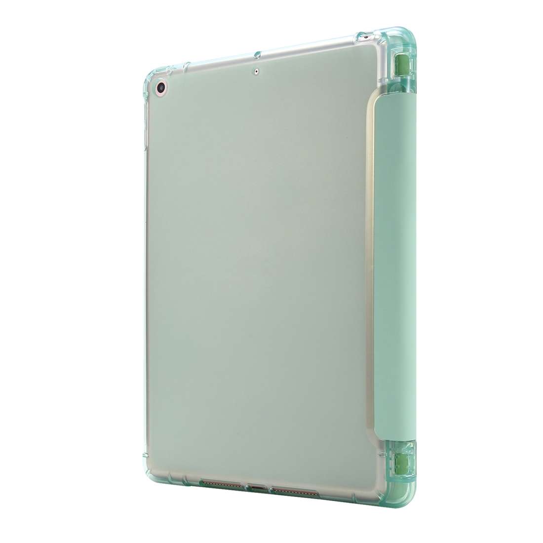 For iPad 10.2 2021 / 2020 / 2019 Airbag Deformation Horizontal Flip Leather Case ... (Mint Green)