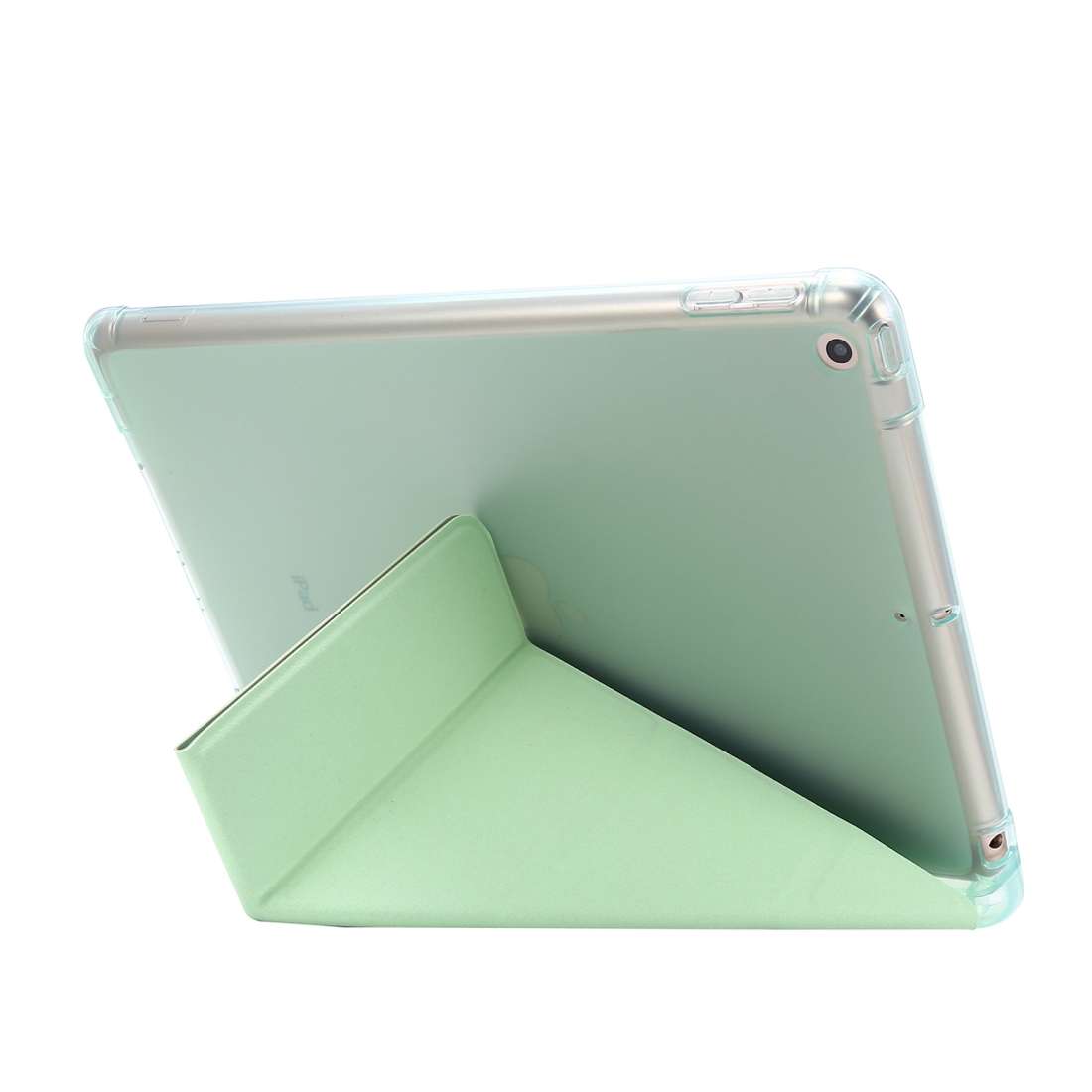For iPad 10.2 2021 / 2020 / 2019 Airbag Deformation Horizontal Flip Leather Case ... (Mint Green)