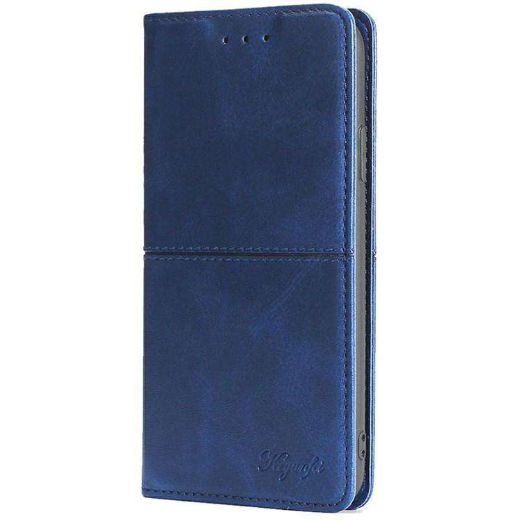 For Tecno Pova Slim 5G / Spark Slim 4G Cow Texture Magnetic Leather Phone Case(Blue)