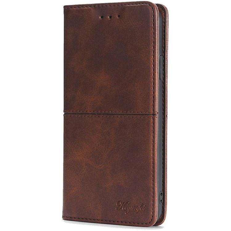 For Tecno Pova Slim 5G / Spark Slim 4G Cow Texture Magnetic Leather Phone Case(Dark Brown)