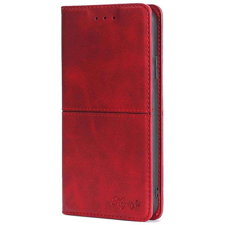 For Tecno Pova Slim 5G / Spark Slim 4G Cow Texture Magnetic Leather Phone Case(Red)