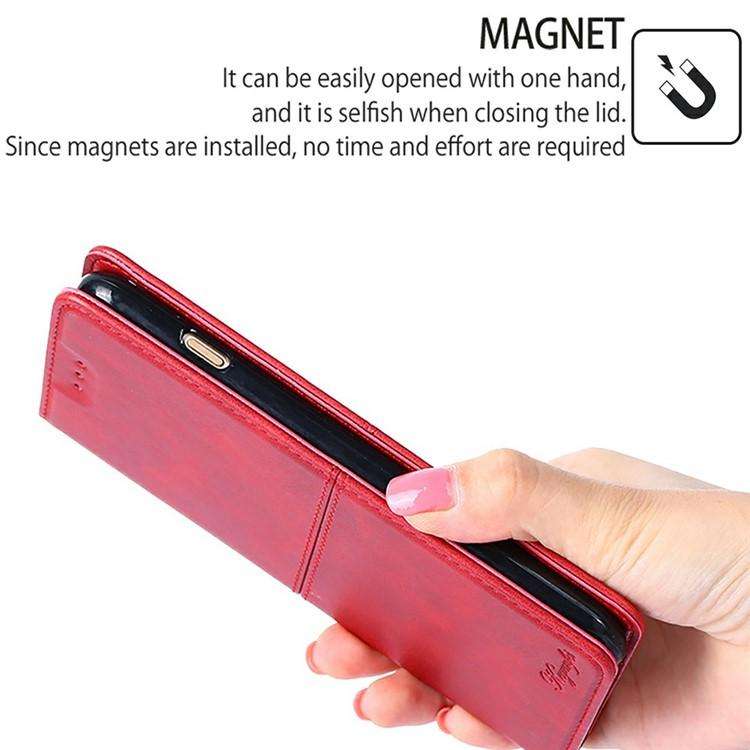 For Tecno Pova Slim 5G / Spark Slim 4G Cow Texture Magnetic Leather Phone Case(Red)