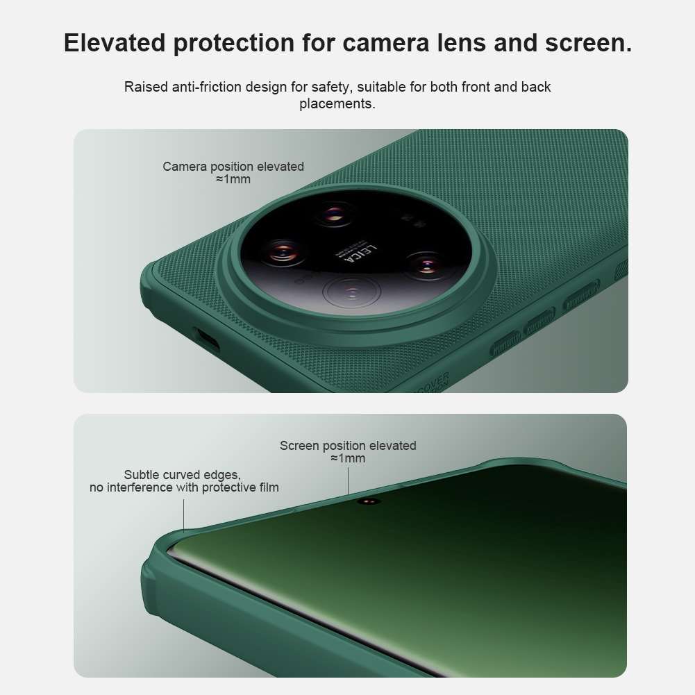 For Xiaomi 14 Ultra NILLKIN Frosted Shield Pro PC + TPU Phone Case(Black)