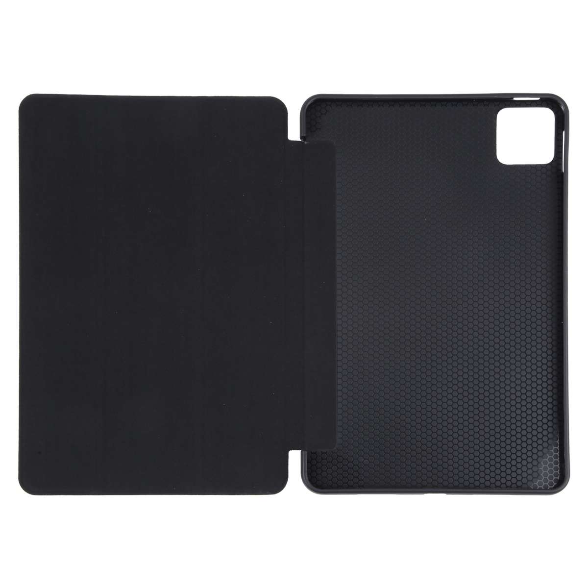 For Xiaomi Pad 7 / Pad 7 Pro Three-fold Holder Flip Tablet Leather Case(Black)