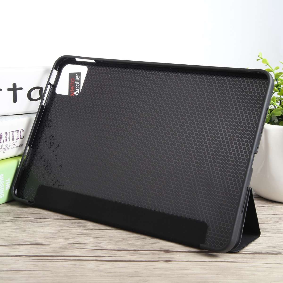 For Xiaomi Pad 7 / Pad 7 Pro Three-fold Holder Flip Tablet Leather Case(Black)