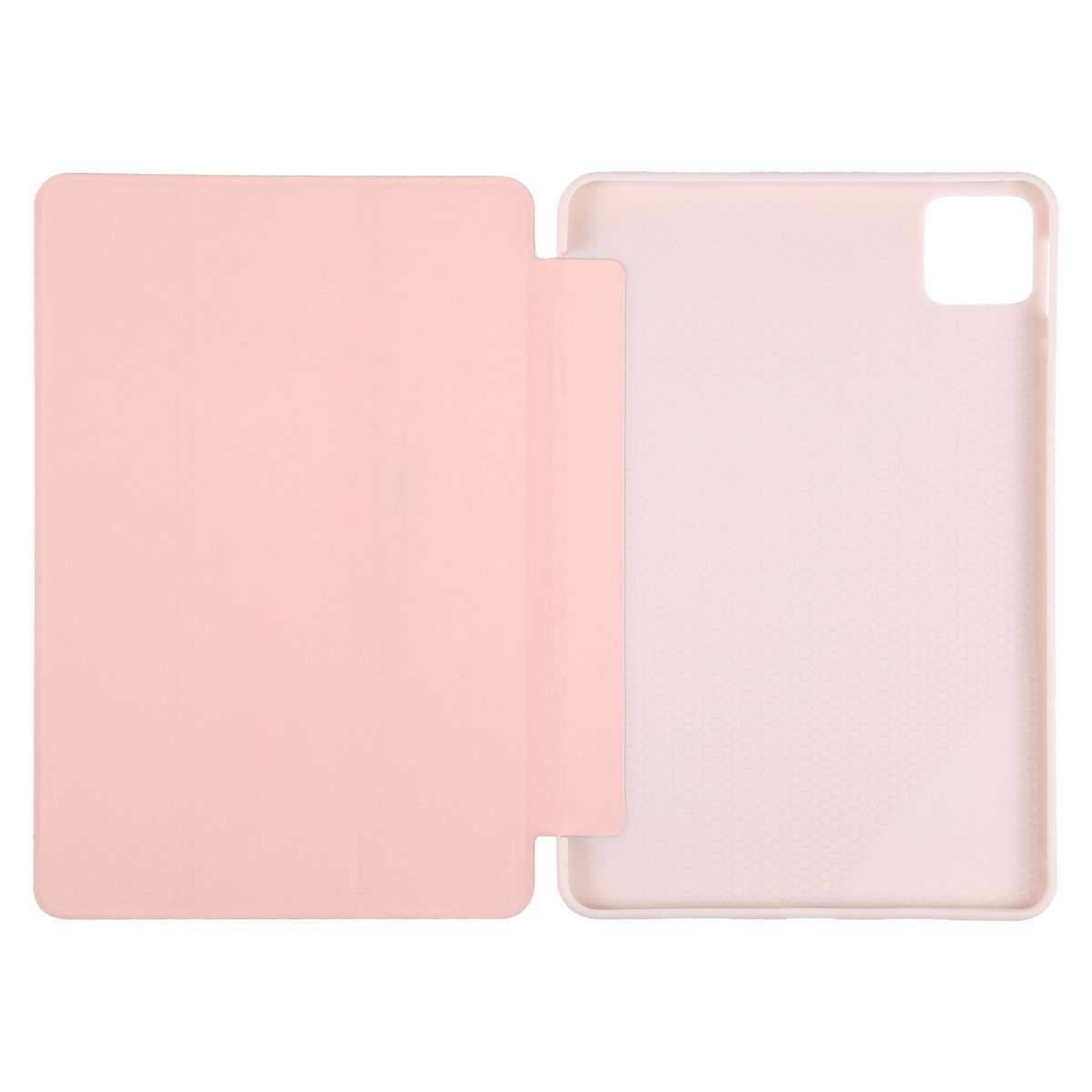 For Xiaomi Pad 7 / Pad 7 Pro Three-fold Holder Flip Tablet Leather Case(Light Pink)