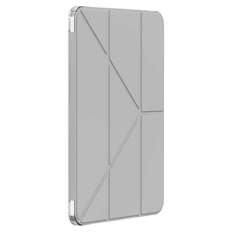 For iPad Pro 11 2025 / 2024 Mutural Deformation Stand Smart Leather Tablet Case(Grey)