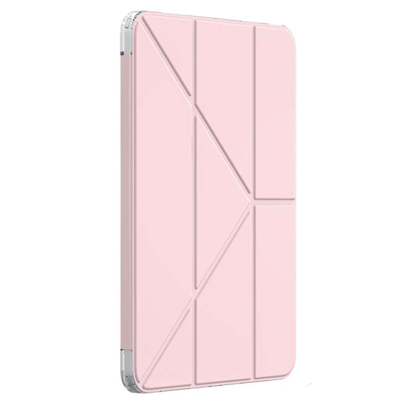 For iPad Pro 11 2025 / 2024 Mutural Deformation Stand Smart Leather Tablet Case(Pink)