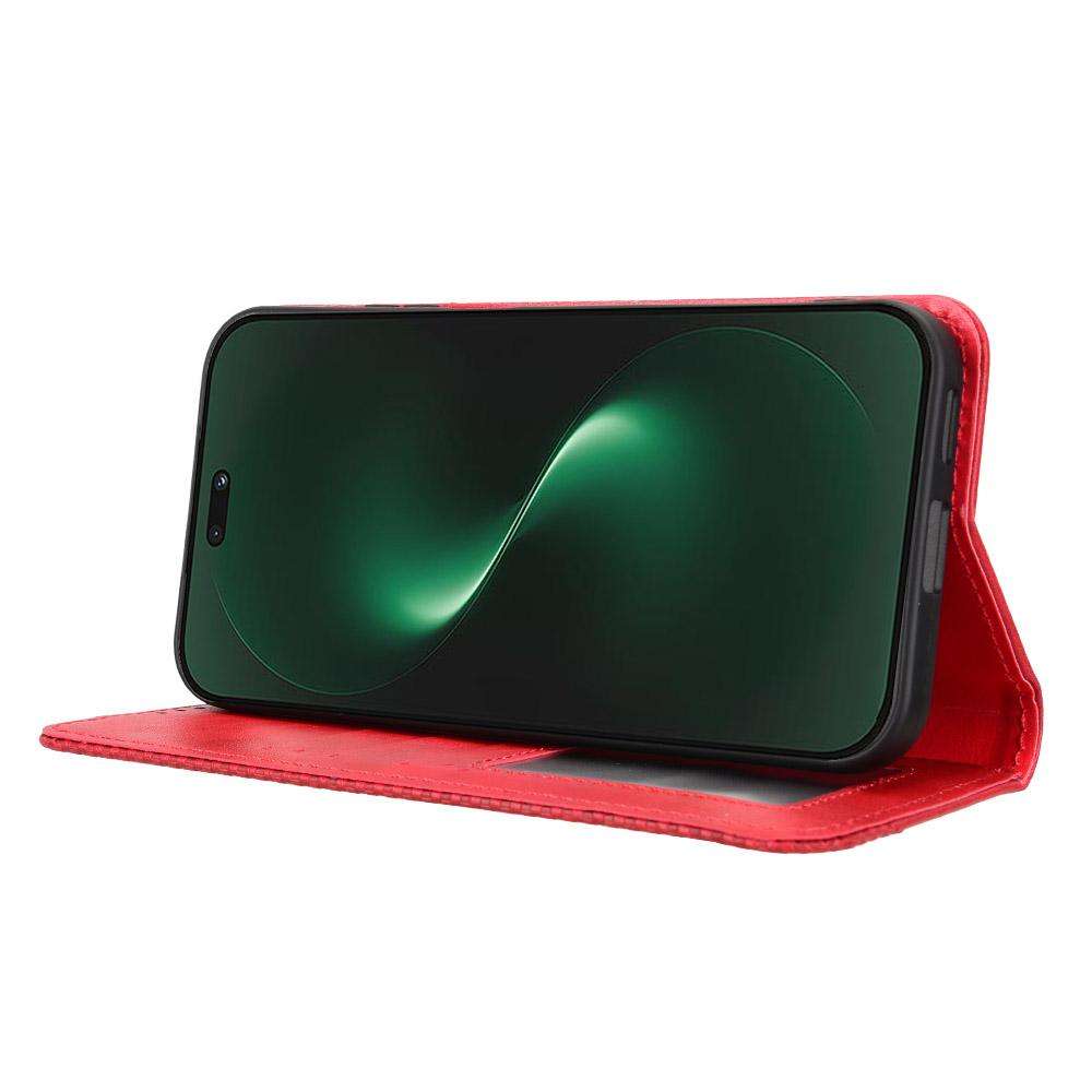 For Huawei nova 15 Pro / 15 Ultra Magnetic Buckle Retro Texture Leather Phone Case(Red)