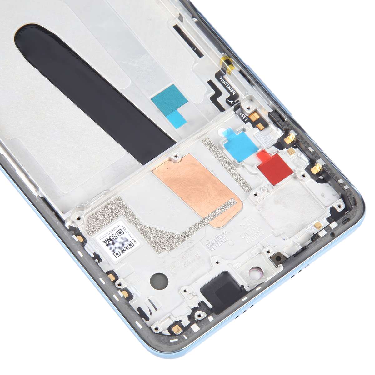 OLED LCD Screen For Xiaomi Redmi K40 Digitizer Full Assembly with Frame(Blue)