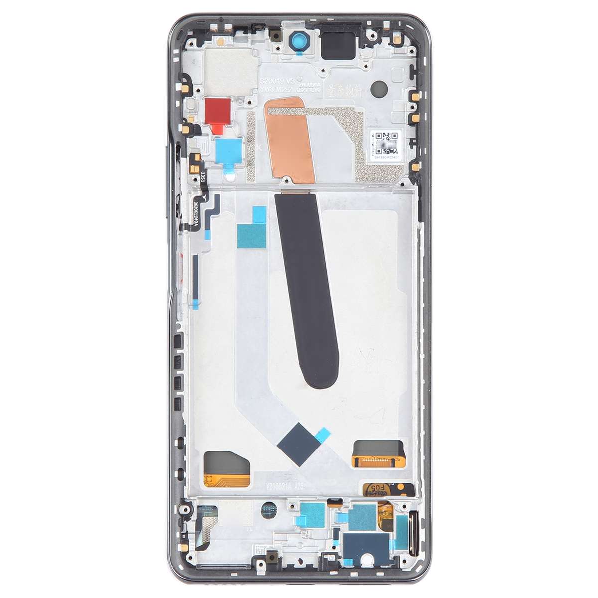 OLED LCD Screen For Xiaomi Redmi K40 Digitizer Full Assembly with Frame(Blue)