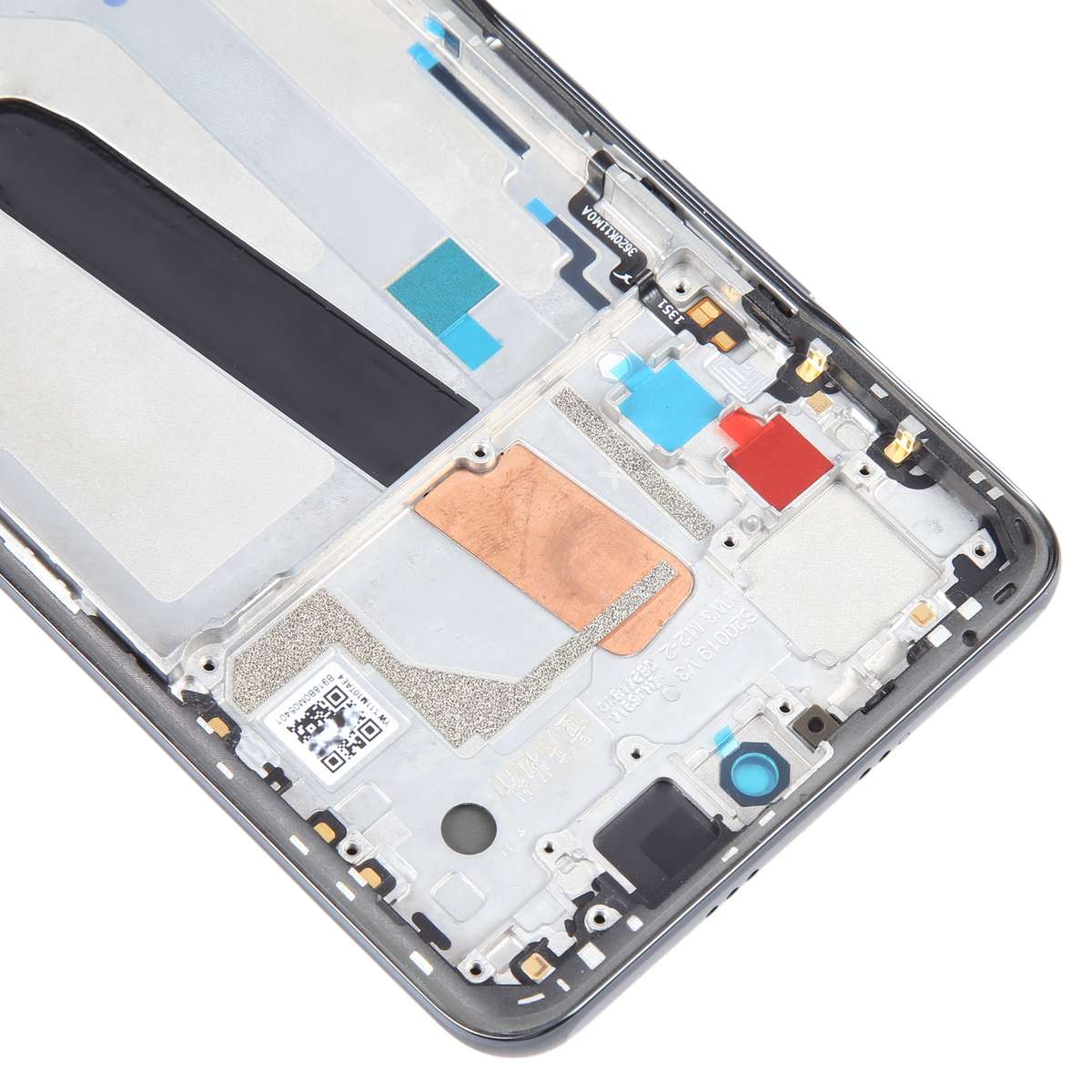 OLED LCD Screen For Xiaomi Redmi K40 Digitizer Full Assembly with Frame(Blue)