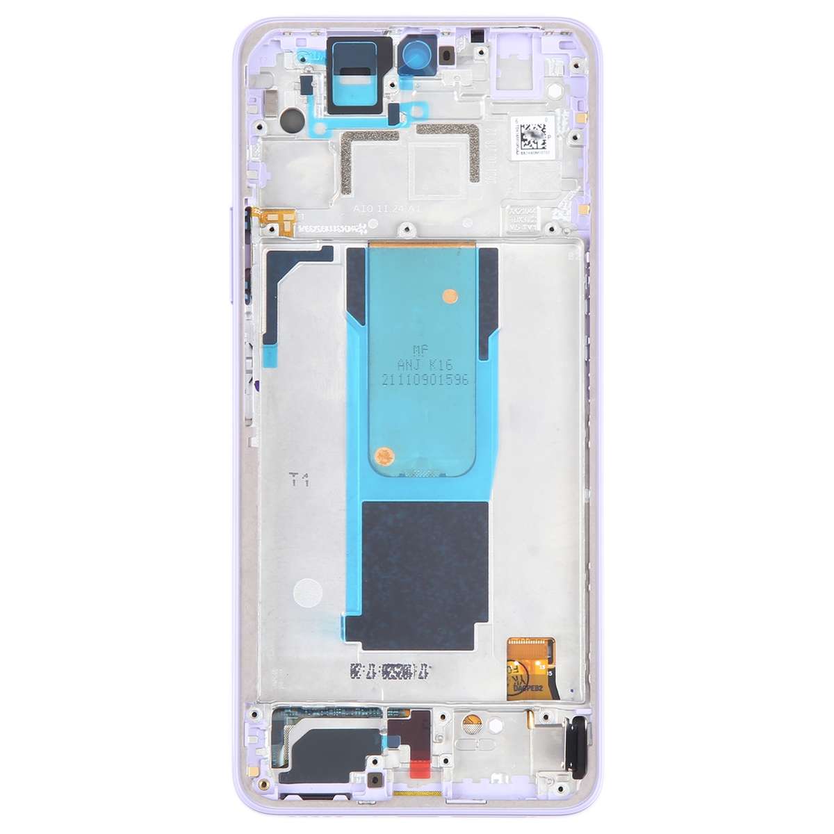 For Xiaomi Redmi Note 11 Pro+ 5G LCD Screen Digitizer Full Assembly with Frame(Purple)