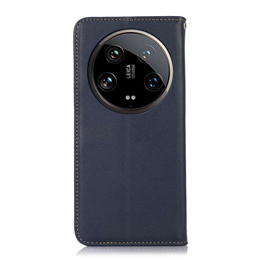For Xiaomi 14 Ultra KHAZNEH Nappa Top Layer Cowhide Leather Phone Case(Blue)