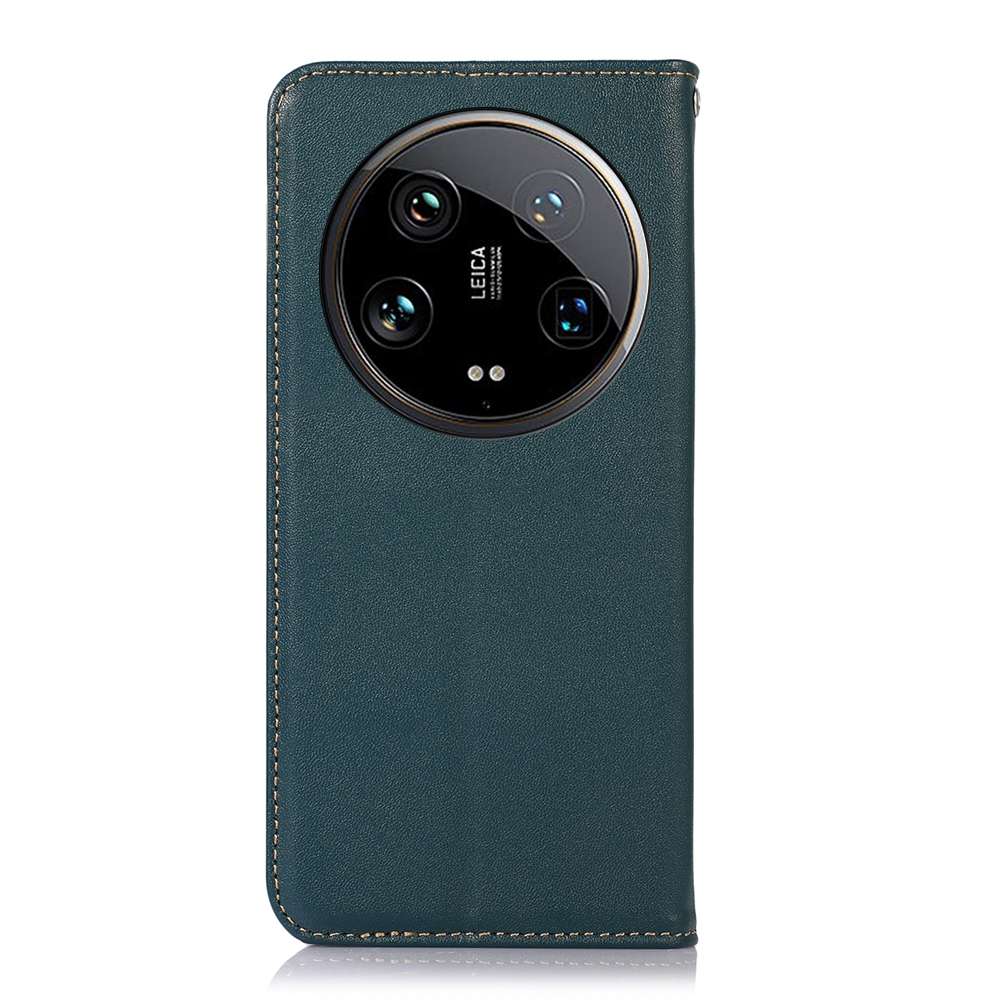 For Xiaomi 14 Ultra KHAZNEH Nappa Top Layer Cowhide Leather Phone Case(Green)