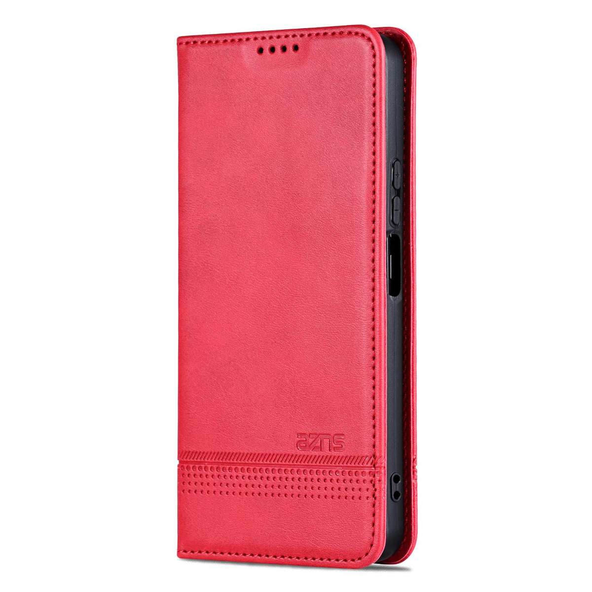 For Huawei Nova 14 Pro AZNS Magnetic Calf Texture Flip Leather Phone Case(Red)