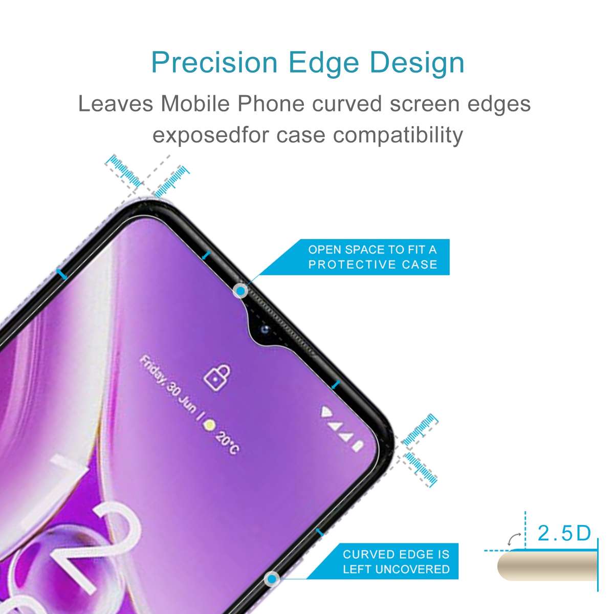For Nokia G42 10pcs 0.26mm 9H 2.5D Tempered Glass Film
