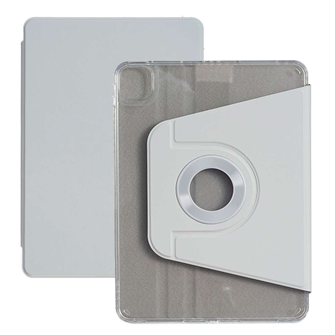 For iPad Pro 12.9 2022 / 2021 / 2020 Magnetic Split Leather Smart Tablet Case(Grey)
