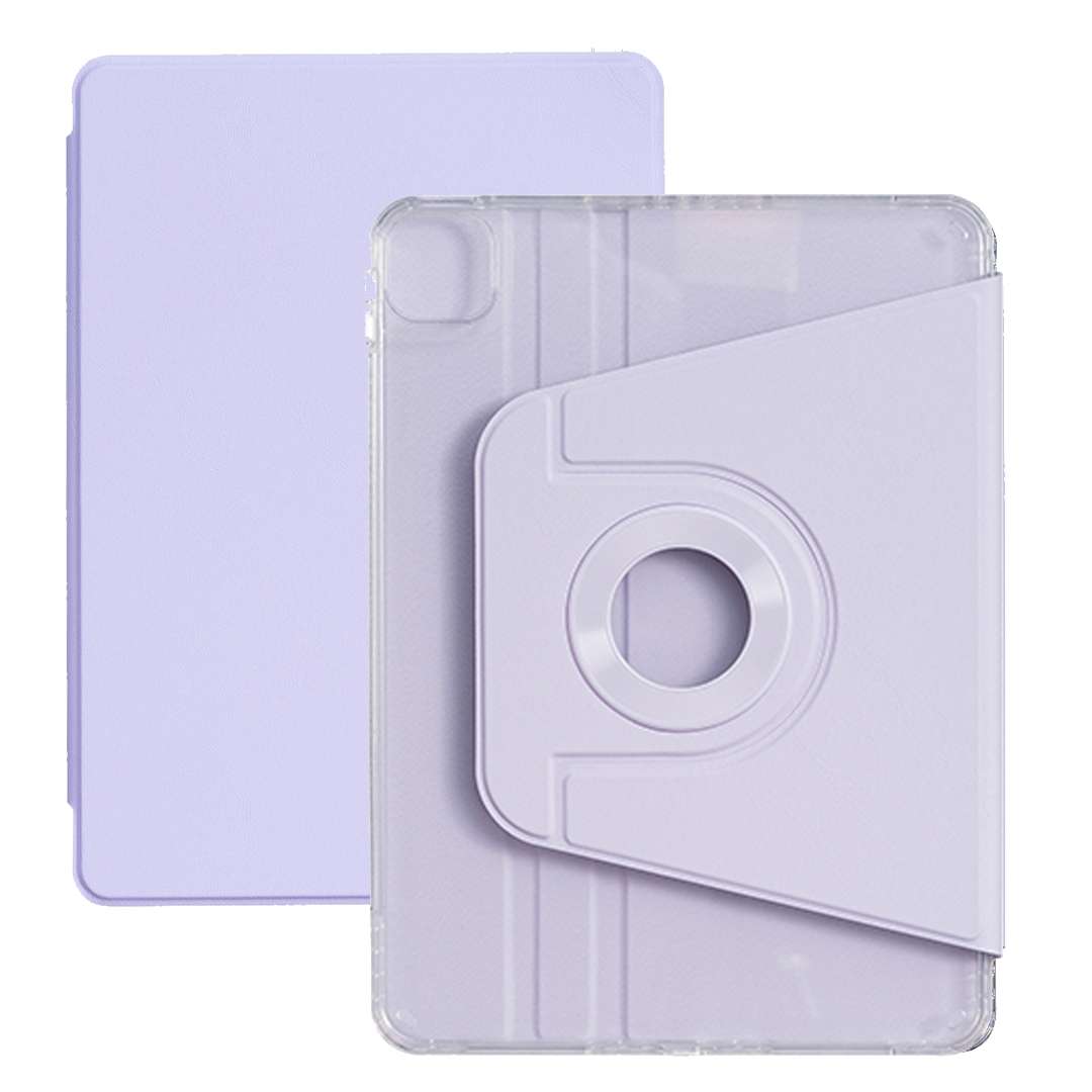 For iPad Pro 12.9 2022 / 2021 / 2020 Magnetic Split Leather Smart Tablet Case(Purple)