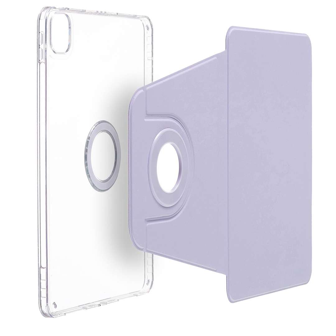 For iPad Pro 12.9 2022 / 2021 / 2020 Magnetic Split Leather Smart Tablet Case(Purple)