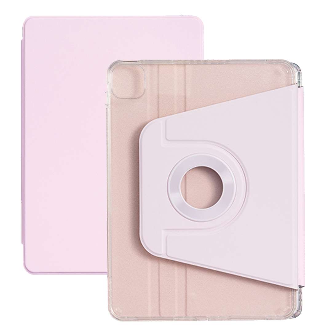 For iPad Pro 12.9 2022 / 2021 / 2020 Magnetic Split Leather Smart Tablet Case(Pink)