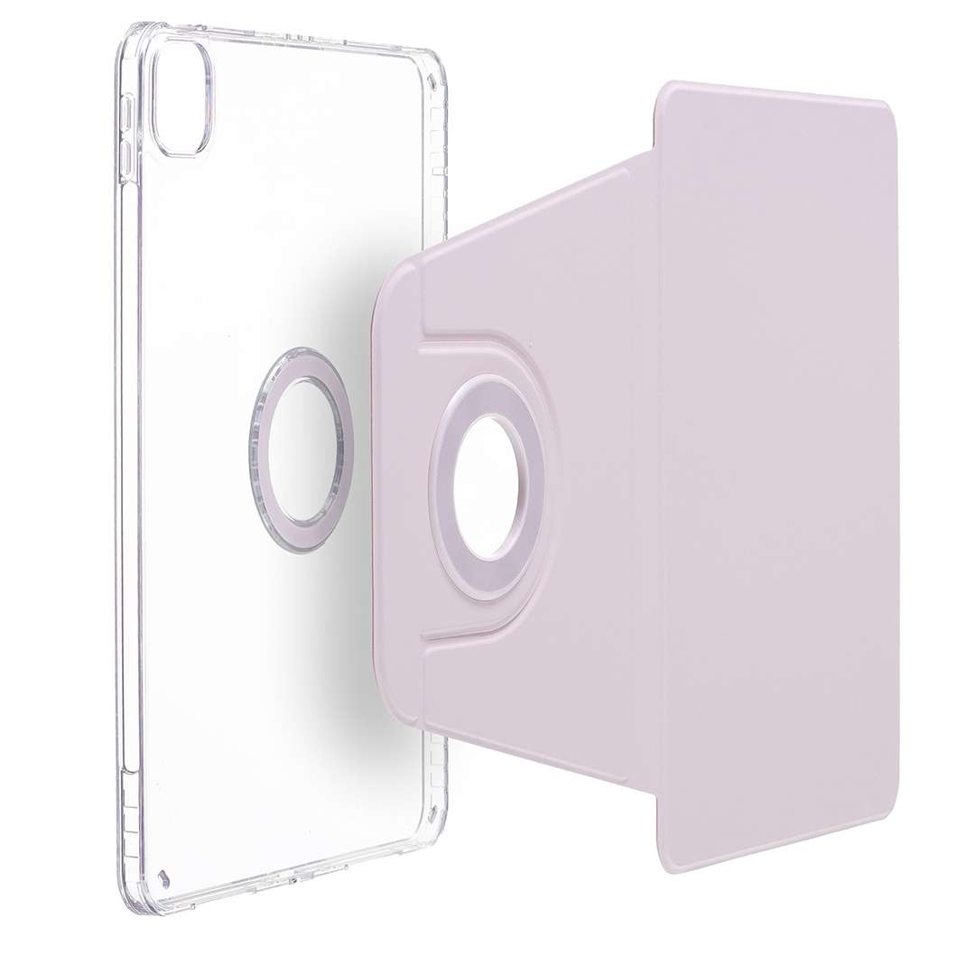 For iPad Pro 12.9 2022 / 2021 / 2020 Magnetic Split Leather Smart Tablet Case(Pink)