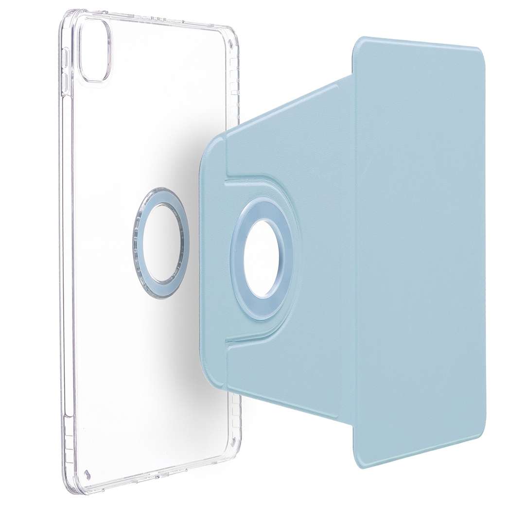 For iPad Pro 12.9 2022 / 2021 / 2020 Magnetic Split Leather Smart Tablet Case(Sky Blue)