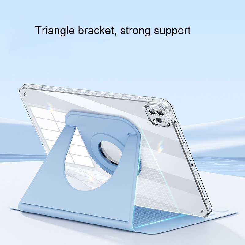 For iPad Pro 12.9 2022 / 2021 / 2020 Magnetic Split Leather Smart Tablet Case(Grey)