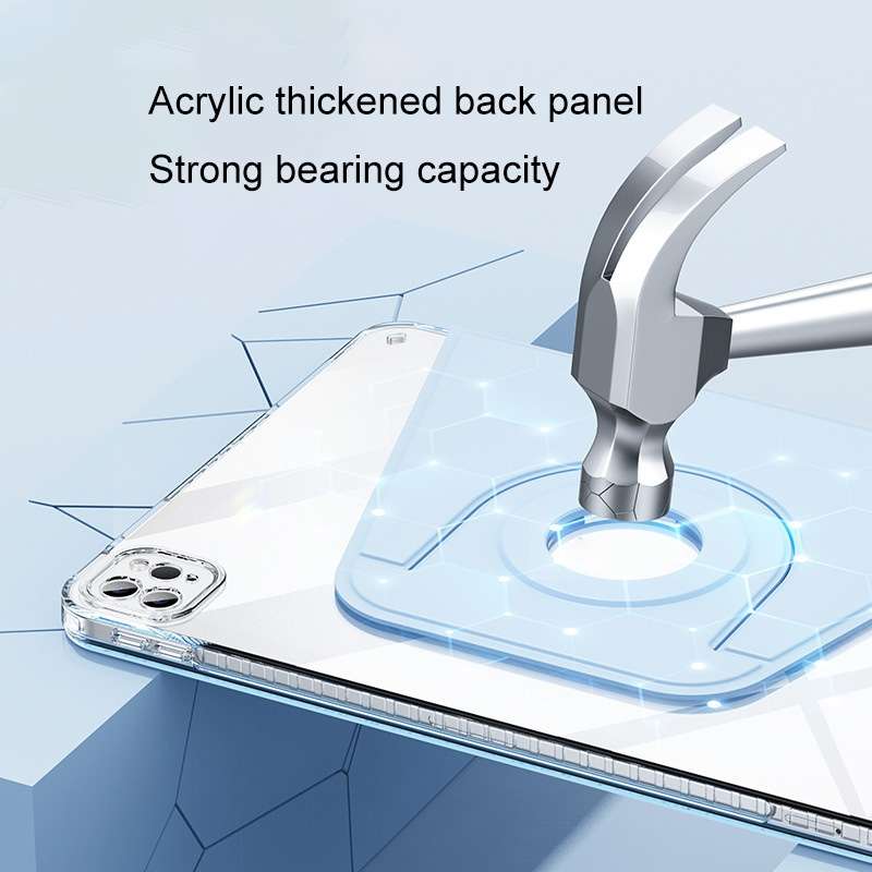 For iPad Pro 12.9 2022 / 2021 / 2020 Magnetic Split Leather Smart Tablet Case(Grey)