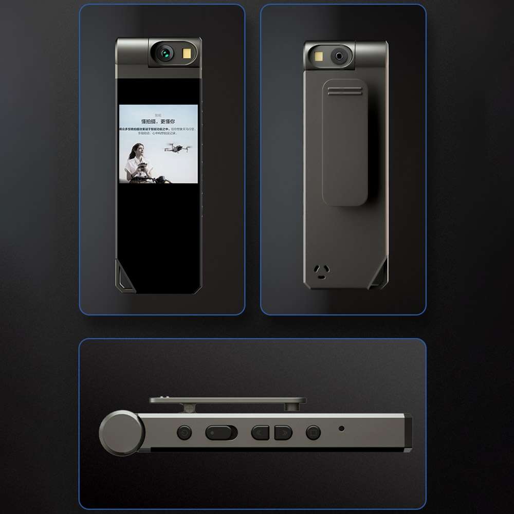 B40 2K Portable Mini Camera HD Video Recorder Support Loop Recording & Motion Detection(Silver)