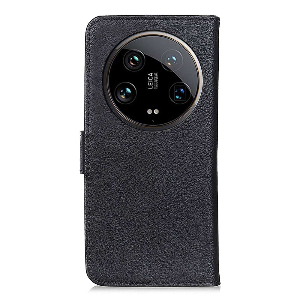 For Xiaomi 14 Ultra KHAZNEH Cowhide Texture Flip Leather Phone Case(Black)